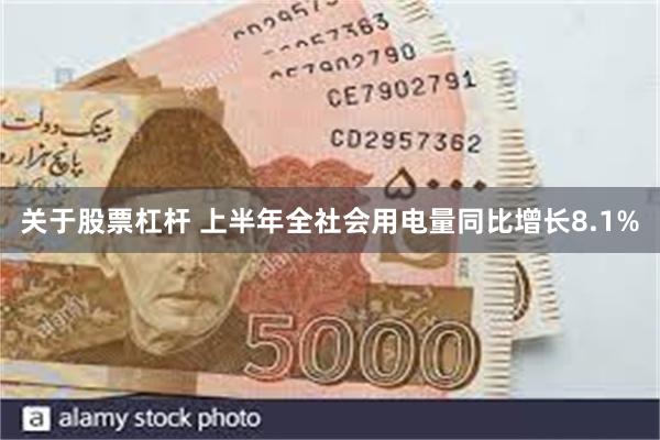 关于股票杠杆 上半年全社会用电量同比增长8.1%