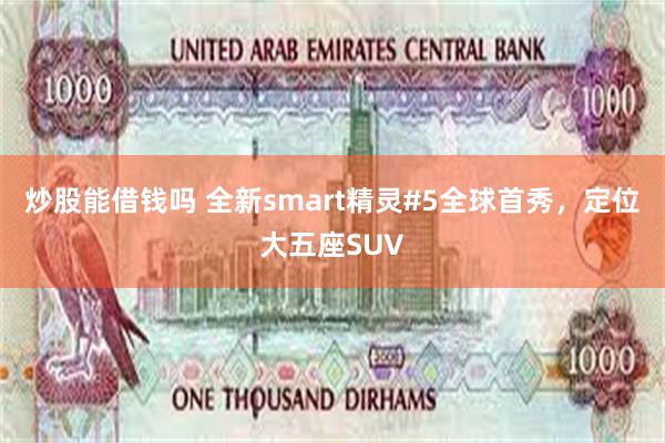 炒股能借钱吗 全新smart精灵#5全球首秀，定位大五座SUV